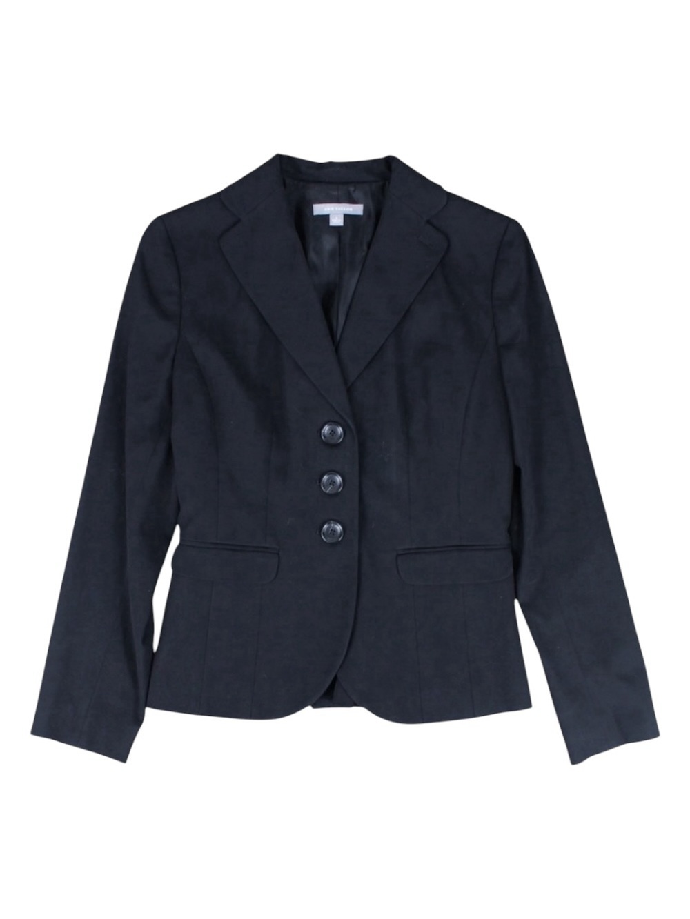 Ann Taylor Women's Black Pant Suit Set Blazer Jacket Career Dress Pants Size 4/2